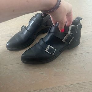 Zara Black Booties